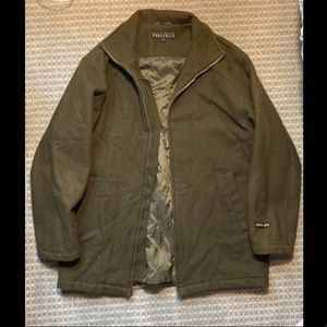 Brown/Green 100% wool jacket